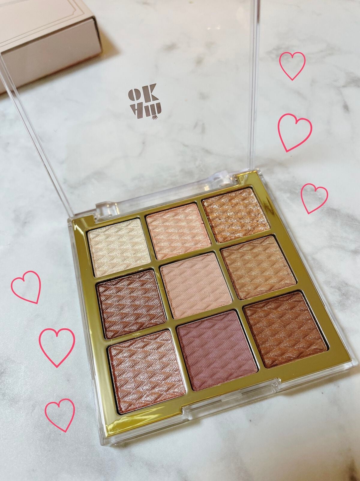 ソフトクレイビームアイシャドウパレット/AMIOK/ジェル・クリームアイシャドウを使ったクチコミ(2枚目)