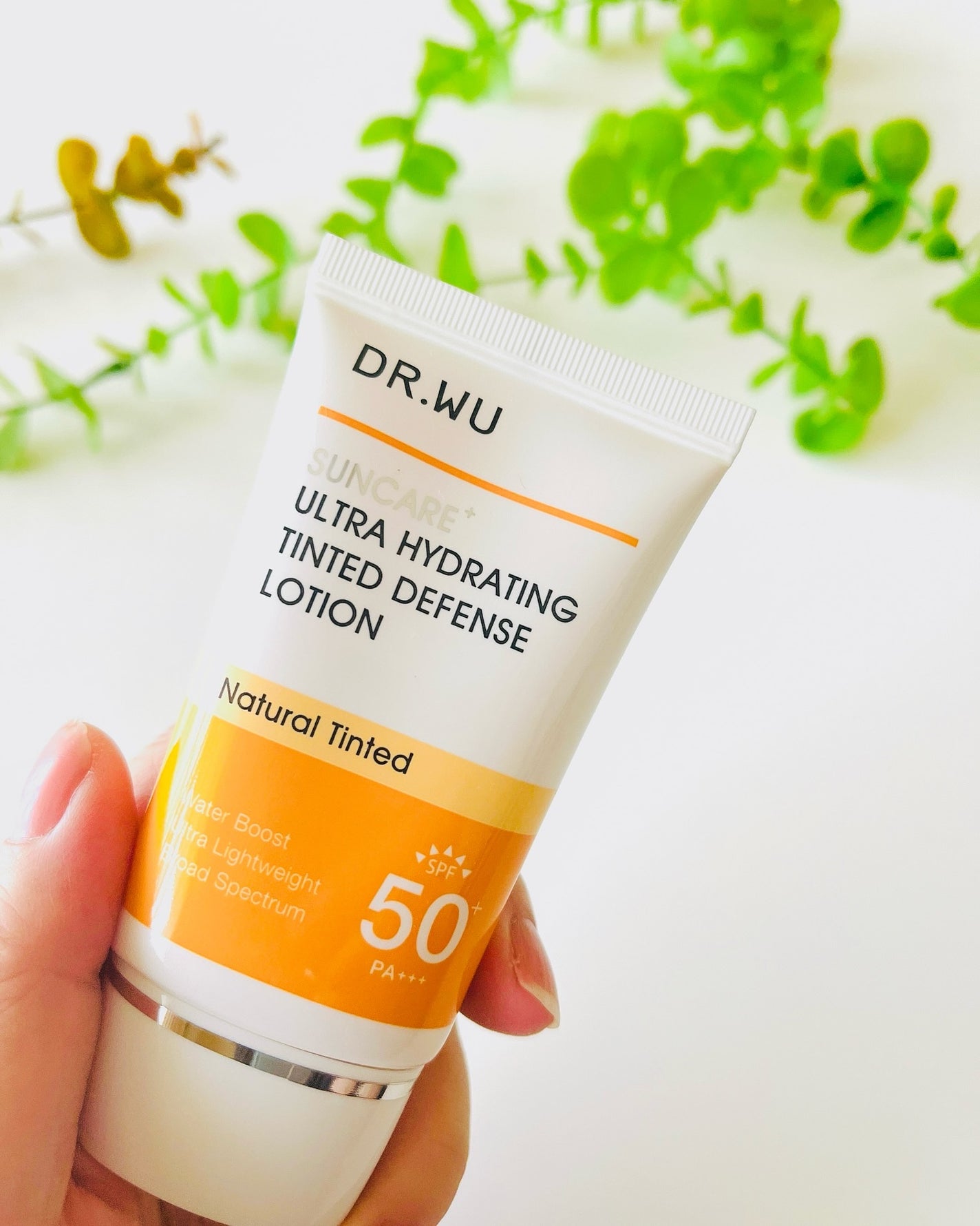 サンスクリーン+モイスト(色付き)<日焼け止め>/DR.WU/日焼け止めローションを使ったクチコミ(1枚目)