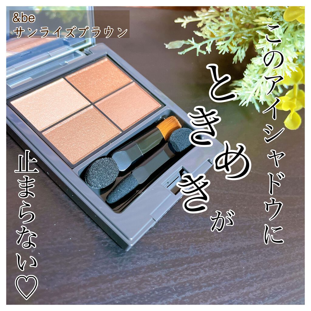 パレットアイシャドウ/＆be/アイシャドウパレットを使ったクチコミ（1枚目）