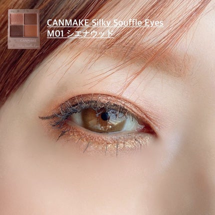 シルキースフレアイズ(マットタイプ)/キャンメイク/アイシャドウパレットを使ったクチコミ(1枚目)