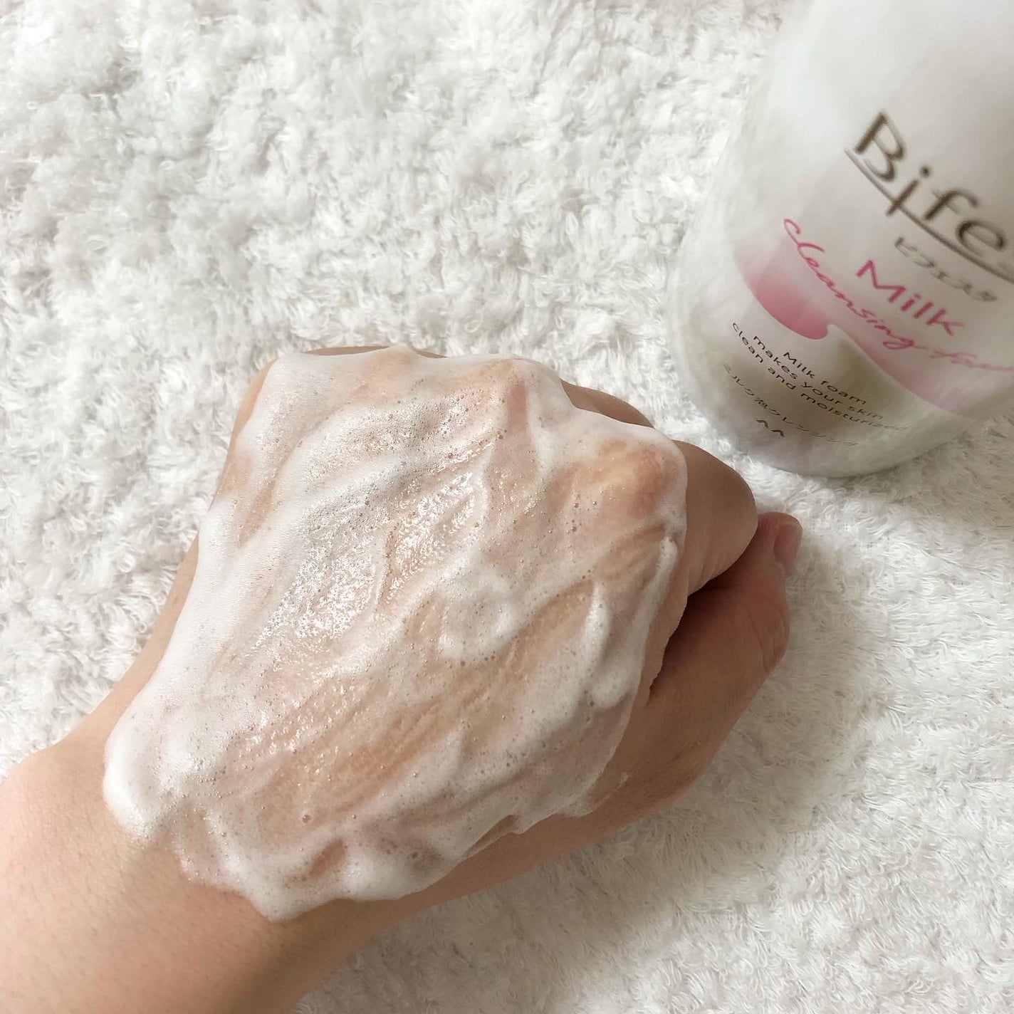 もっちりミルク泡クレンジング/ビフェスタ/クレンジングを使ったクチコミ(6枚目)
