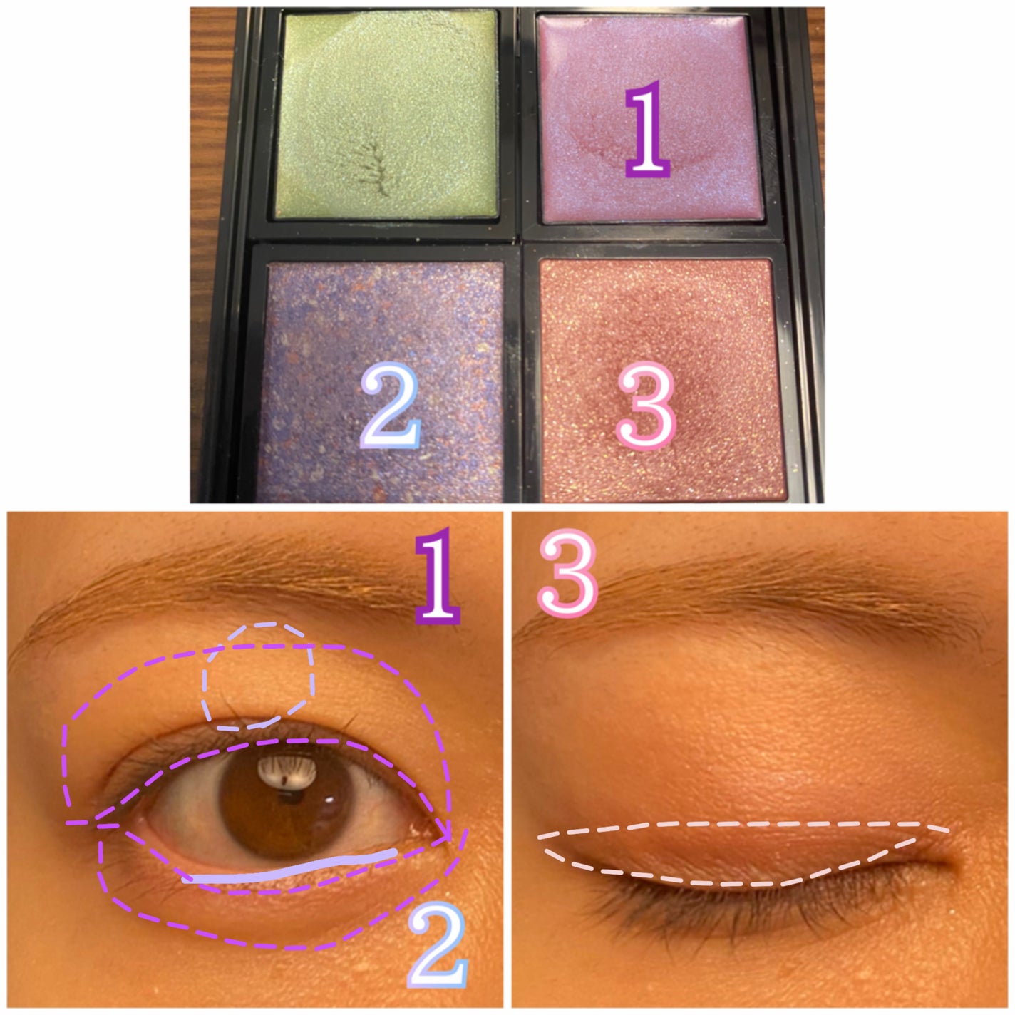 アディクション ザ アイシャドウ パール/ADDICTION/単色アイシャドウを使ったクチコミ(3枚目)