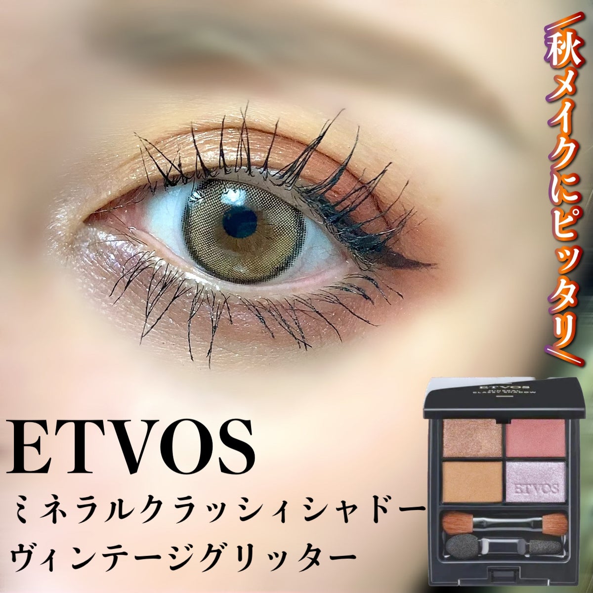 ETVOS ミネラルクラッシィシャドー 限定色 ヴィンテージグリッター