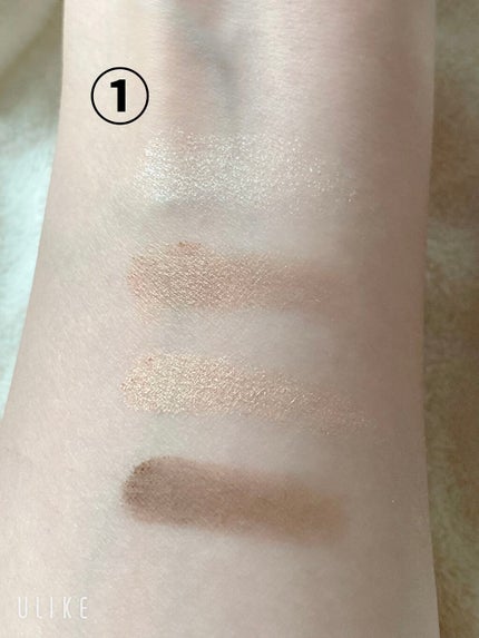 リラクシーアイシャドウ/GENE TOKYO/アイシャドウパレットを使ったクチコミ(3枚目)