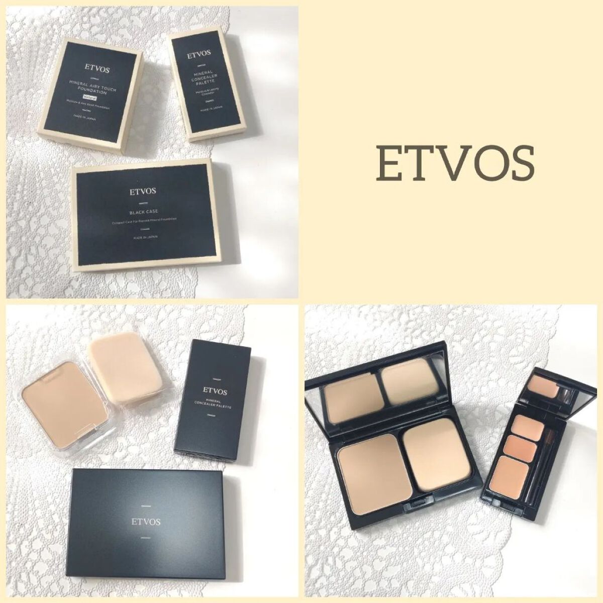 ミネラルコンシーラーパレット/エトヴォス/パレットコンシーラーを使ったクチコミ（2枚目）
