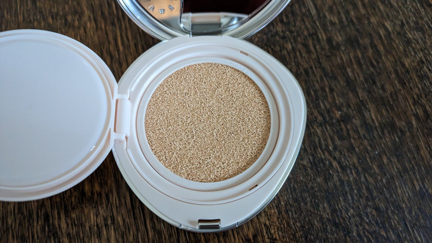 ウォーターベルベットカバークッション/wakemake/クッションファンデーションを使ったクチコミ(2枚目)