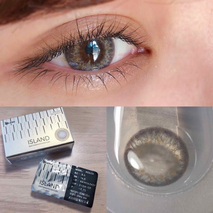 アイランド グレー/OLENS/カラーコンタクトレンズの画像