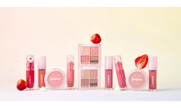 韓国コスメブランド「peripera」から"いちご"をモチーフにした新色コレクションが登場!