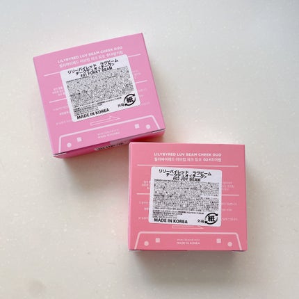 ラブビームチークデュオ/lilybyred/パウダーチークを使ったクチコミ(5枚目)