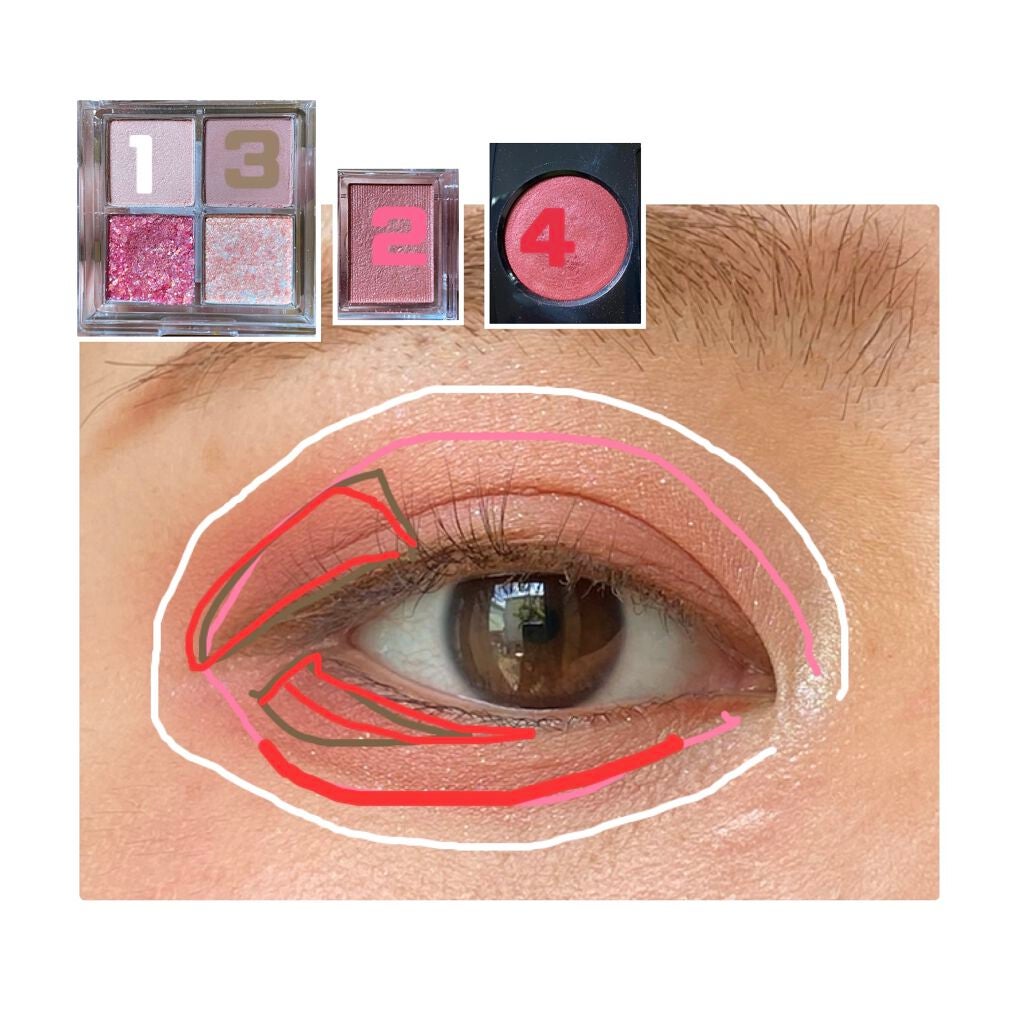 シャドーカスタマイズ/MAJOLICA MAJORCA/単色アイシャドウを使ったクチコミ(2枚目)