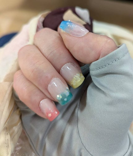 ネイルファンデーション PK04 ヌードピンク/パラドゥ/マニキュアを使ったクチコミ(2枚目)