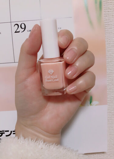 Lj ジェルネイルベースコート セリアを使った口コミ 100円ショップ シルク ミーツで購入した By ゆうき 普通肌 Lips