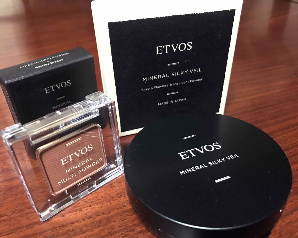 ミネラルシルキーベール/エトヴォス/プレストパウダーを使ったクチコミ（1枚目）