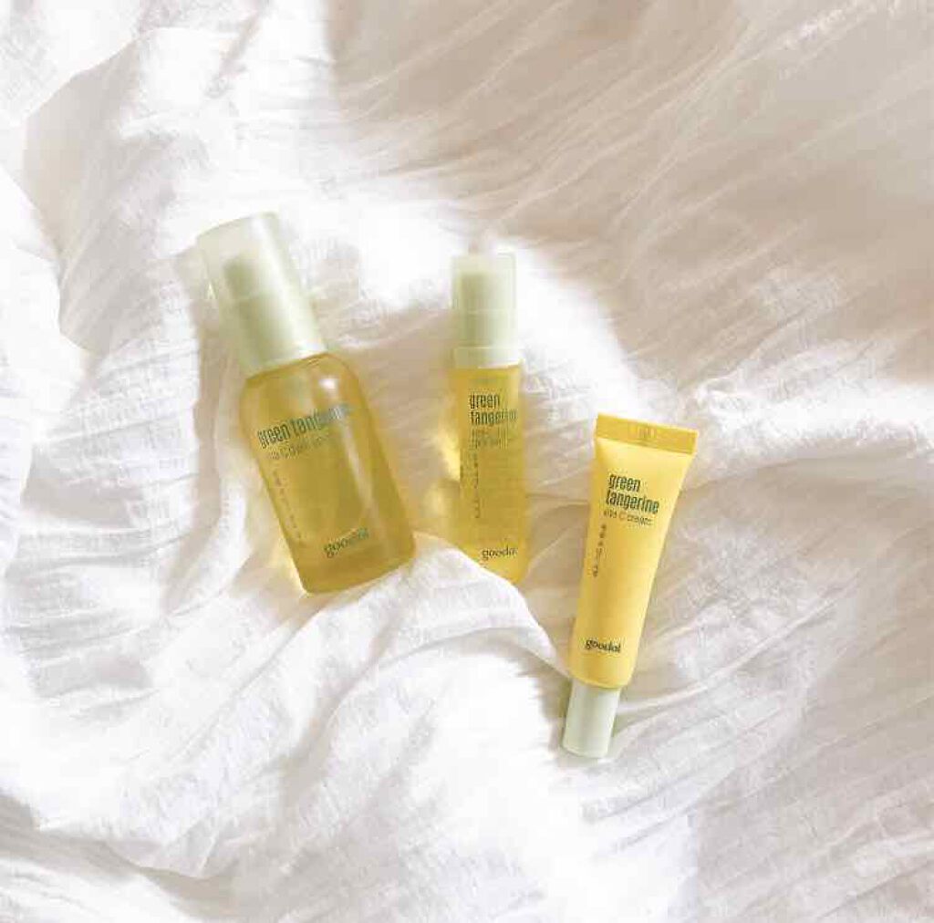 グリーンタンジェリン ビタC ダークスポットケアセラム/goodal/美容液を使ったクチコミ（1枚目）