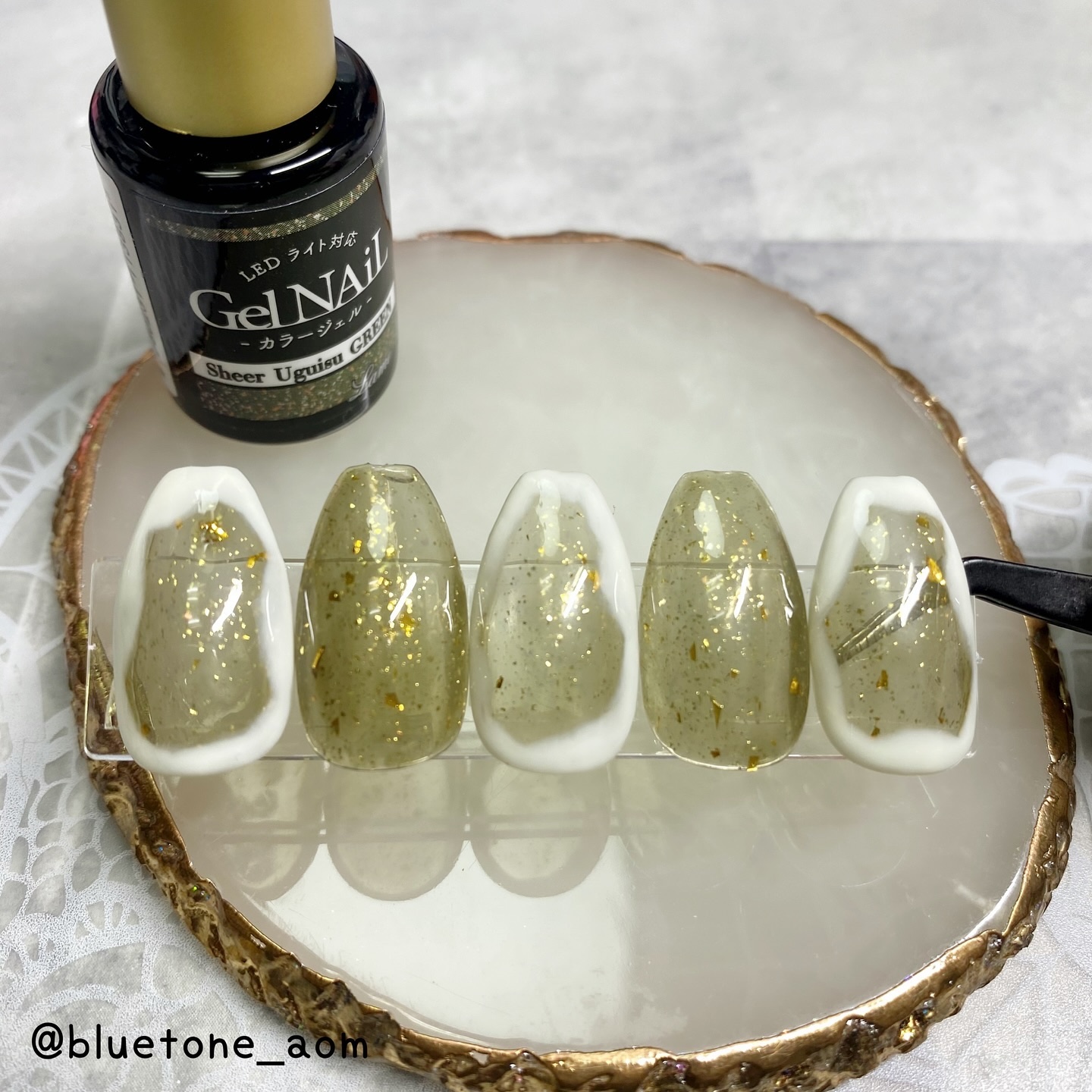 ジェルネイル（ライト対応）/セリア/ジェルネイルを使ったクチコミ（3枚目）
