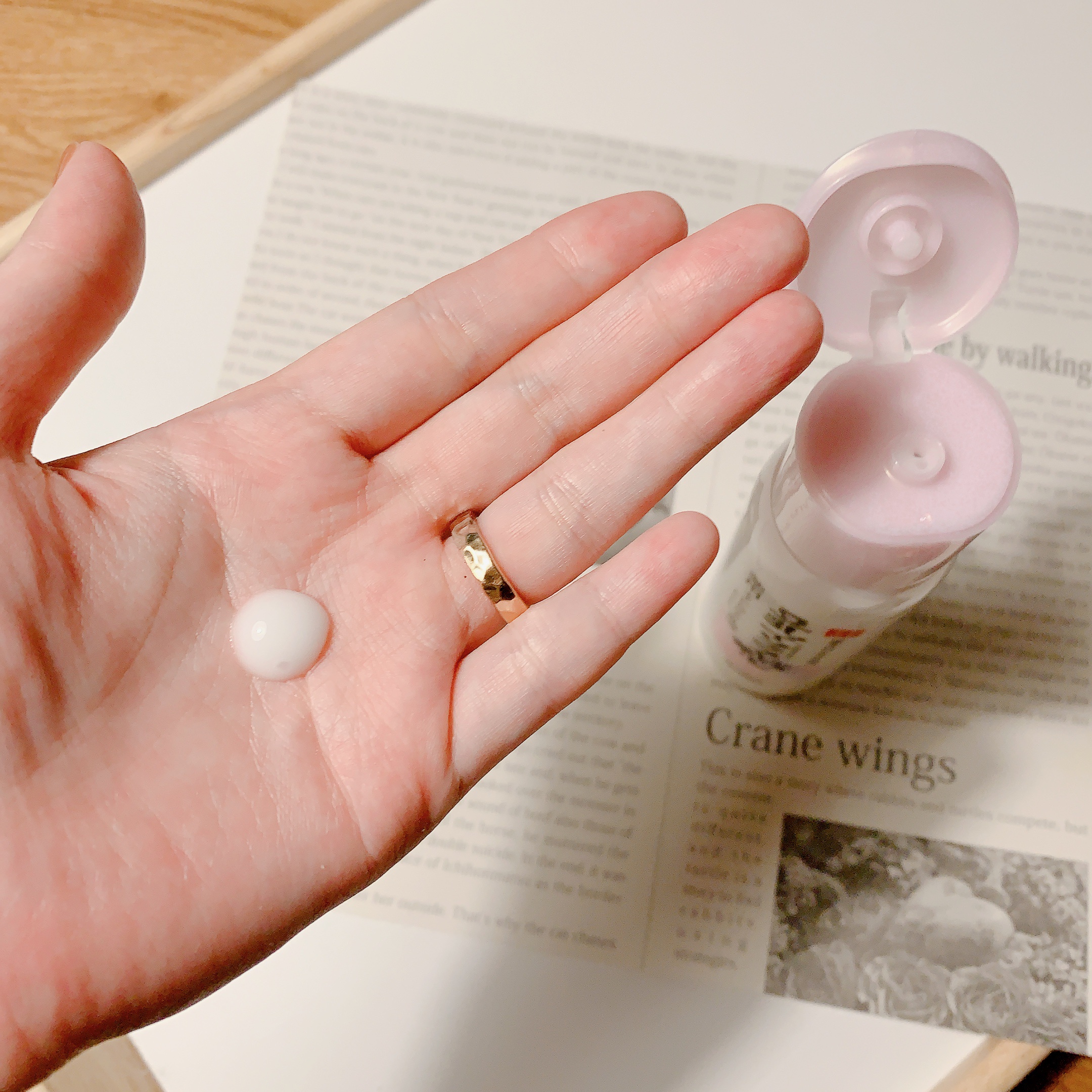 薬用リンクル乳液 ホワイト/なめらか本舗/乳液を使ったクチコミ（3枚目）