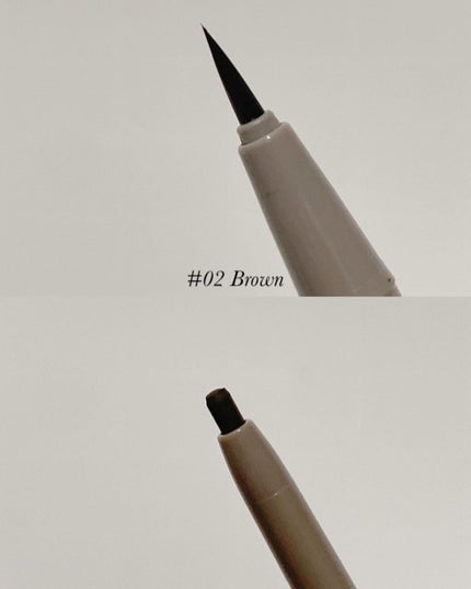 スリムエッジデュアルアイライナー/nobev/リキッドアイライナーを使ったクチコミ(5枚目)