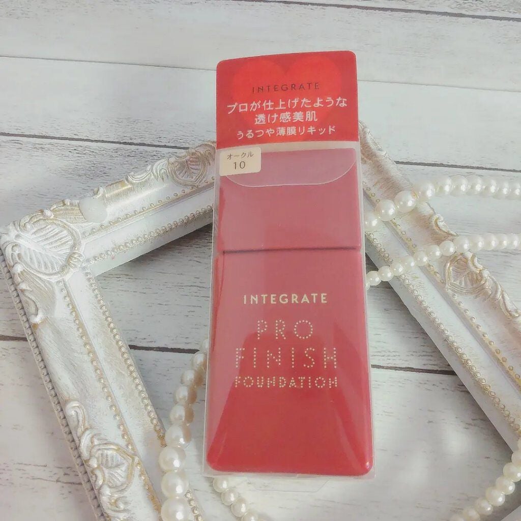 プロフィニッシュリキッド/インテグレート/リキッドファンデーションを使ったクチコミ(2枚目)