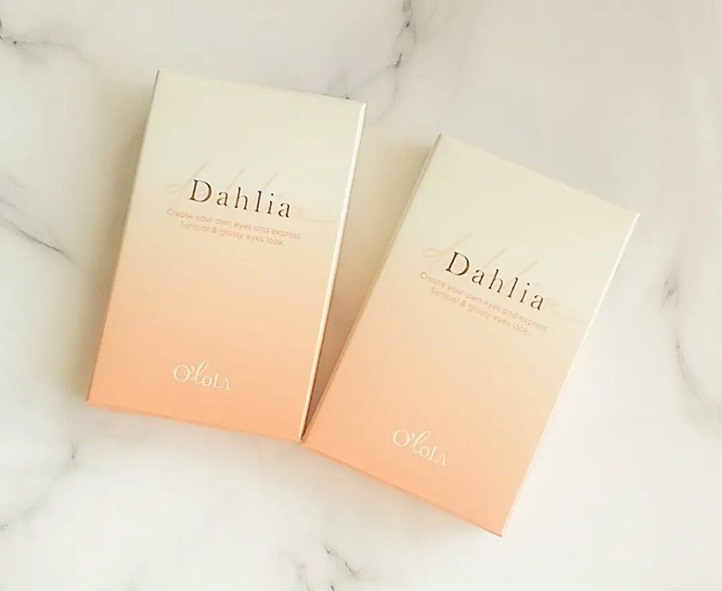 ダリアブラウンマンスリー (DAHLIA BROWN monthly)/OLOLA/１ヶ月（１MONTH）カラコンを使ったクチコミ（2枚目）