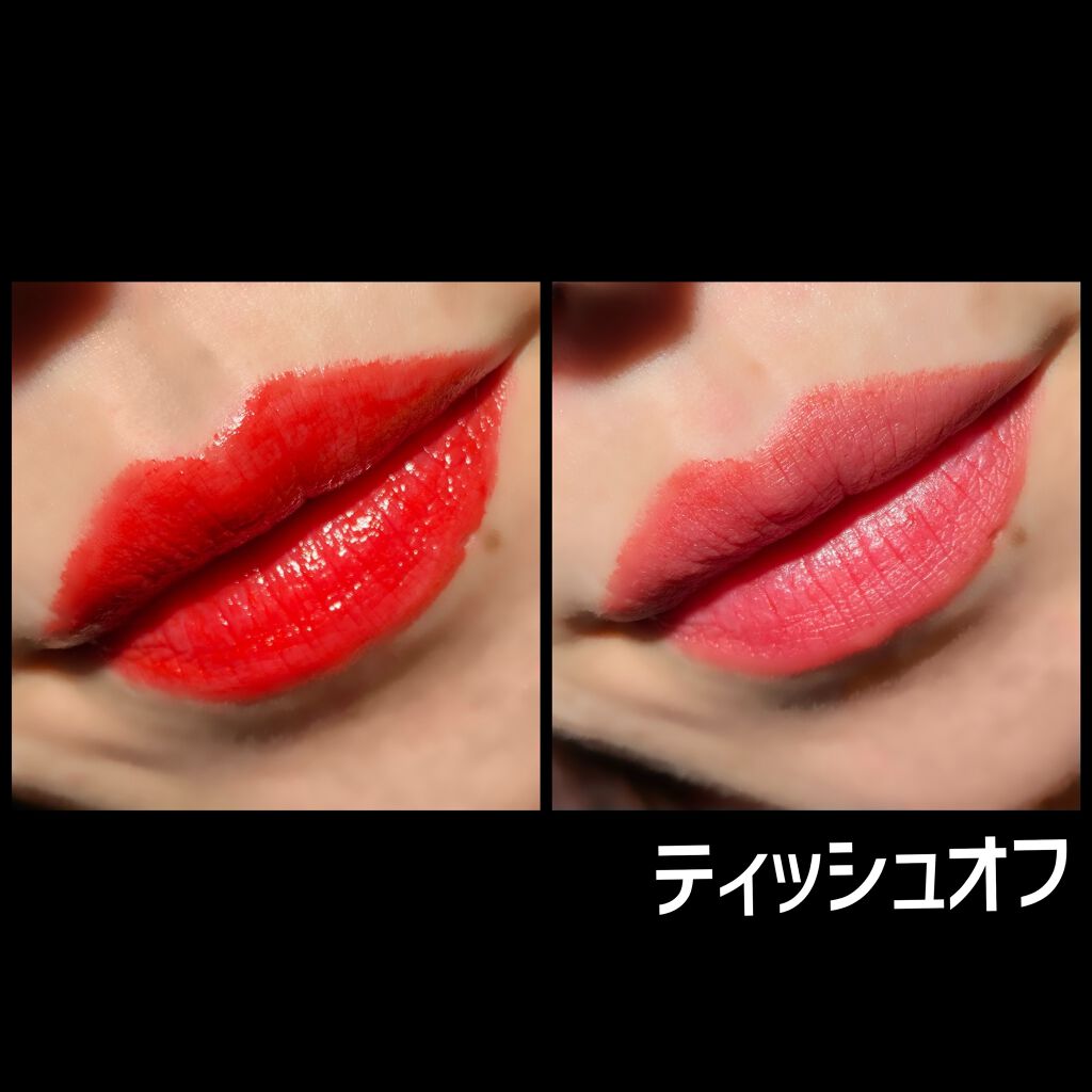 ウォータリーシアー リップスティック 01 IGOR/Laka/口紅を使ったクチコミ（2枚目）