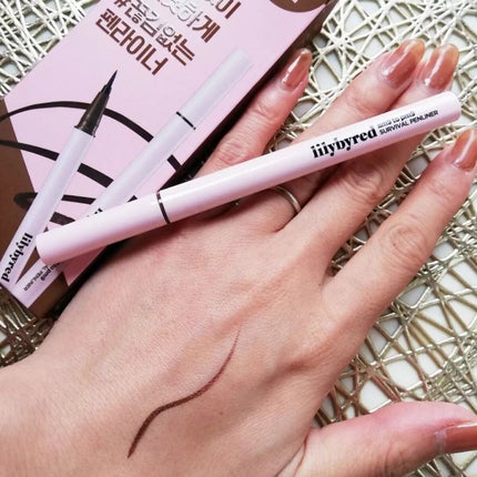 ナイントゥナインサバイバルペンライナー/lilybyred/リキッドアイライナーを使ったクチコミ(3枚目)