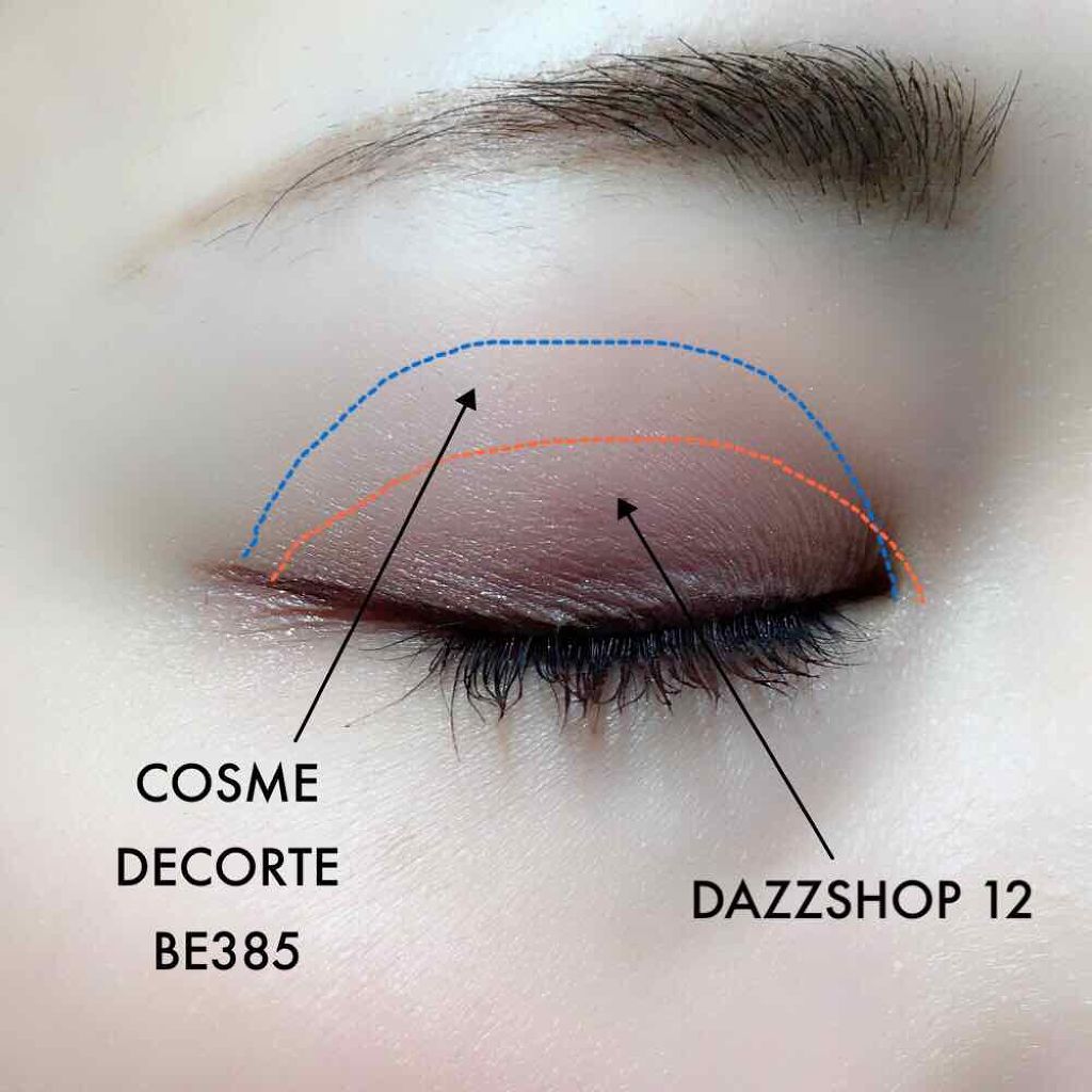 アリュールド シングル アイシャドウ/DAZZSHOP/単色アイシャドウを使ったクチコミ(2枚目)