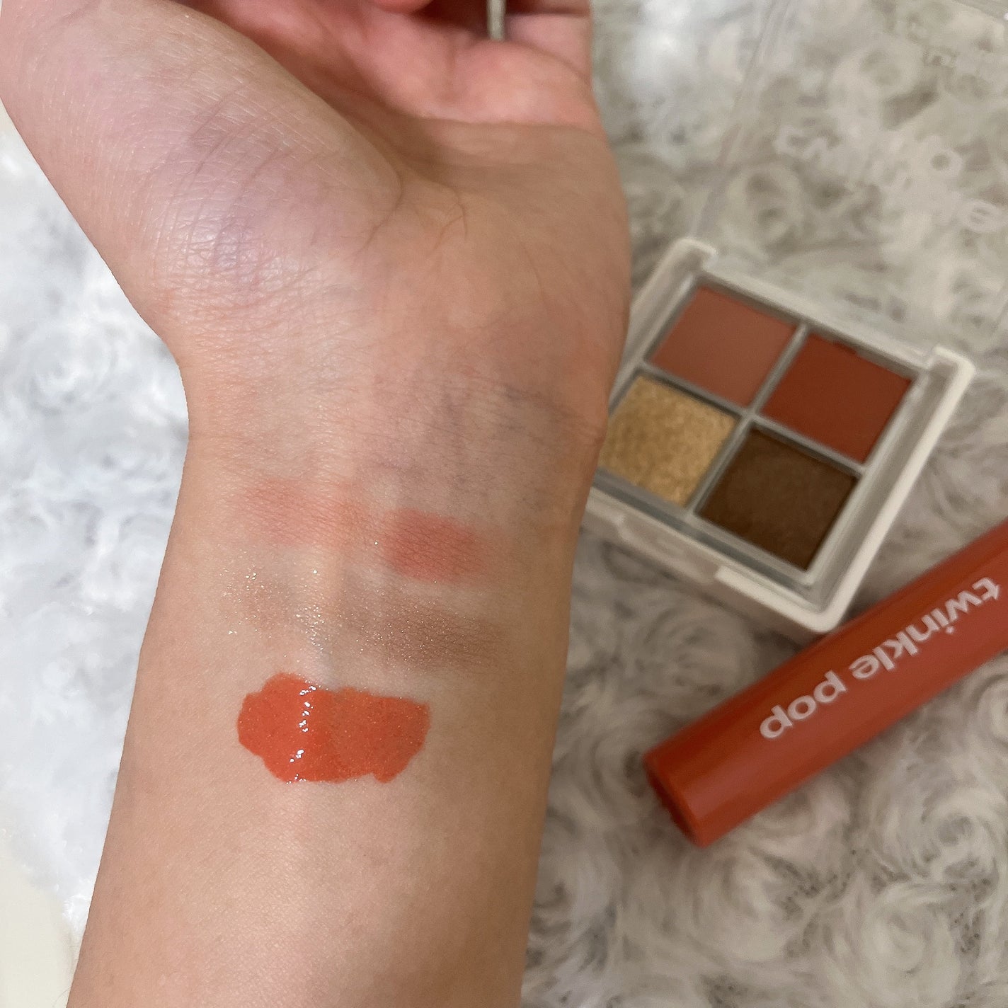 グリッターレイヤリングアイシャドウパレット/TWINKLE POP/アイシャドウパレットを使ったクチコミ(3枚目)