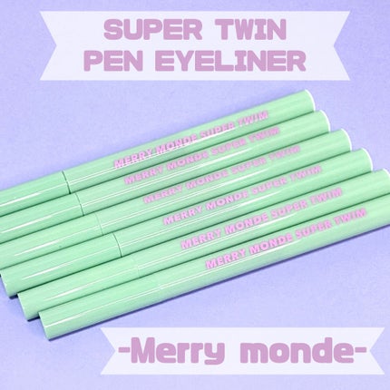Super Twim Pen Eyeliner/Merrymonde/リキッドアイライナーを使ったクチコミ(1枚目)