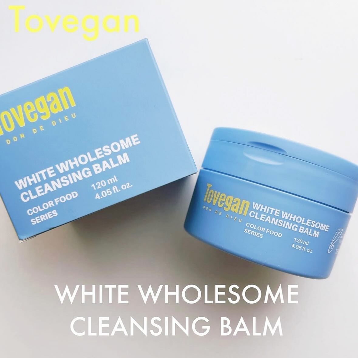 カラーフードシリーズホワイトホールサムクレンジングバーム/Tovegan/クレンジングバームを使ったクチコミ（2枚目）