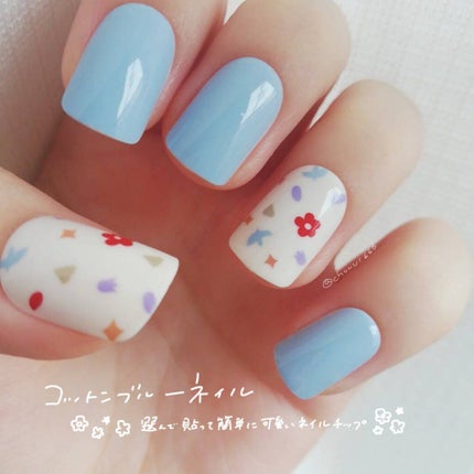 ネイルチップ(シールタイプ)/FINGER SUIT/ネイルチップ・パーツを使ったクチコミ(1枚目)