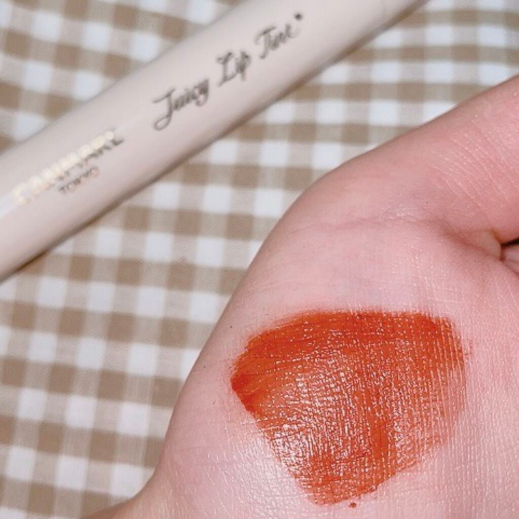 ジューシーリップティント/キャンメイク/口紅を使ったクチコミ(3枚目)