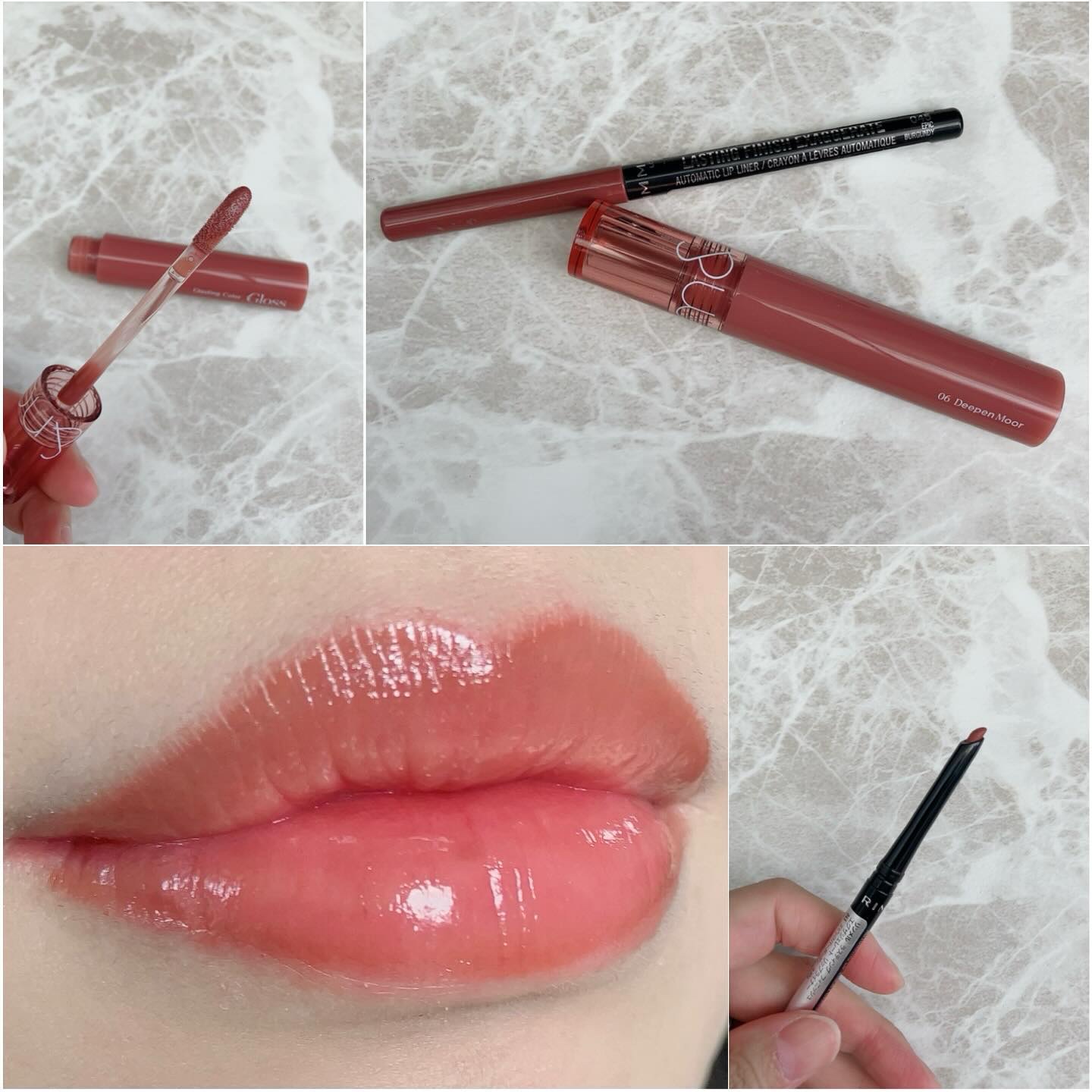 ラスティング フィニッシュ エグザジェレート リップライナー 045 エピックバーガンディ/リンメル ロンドン/リップライナーを使ったクチコミ（2枚目）