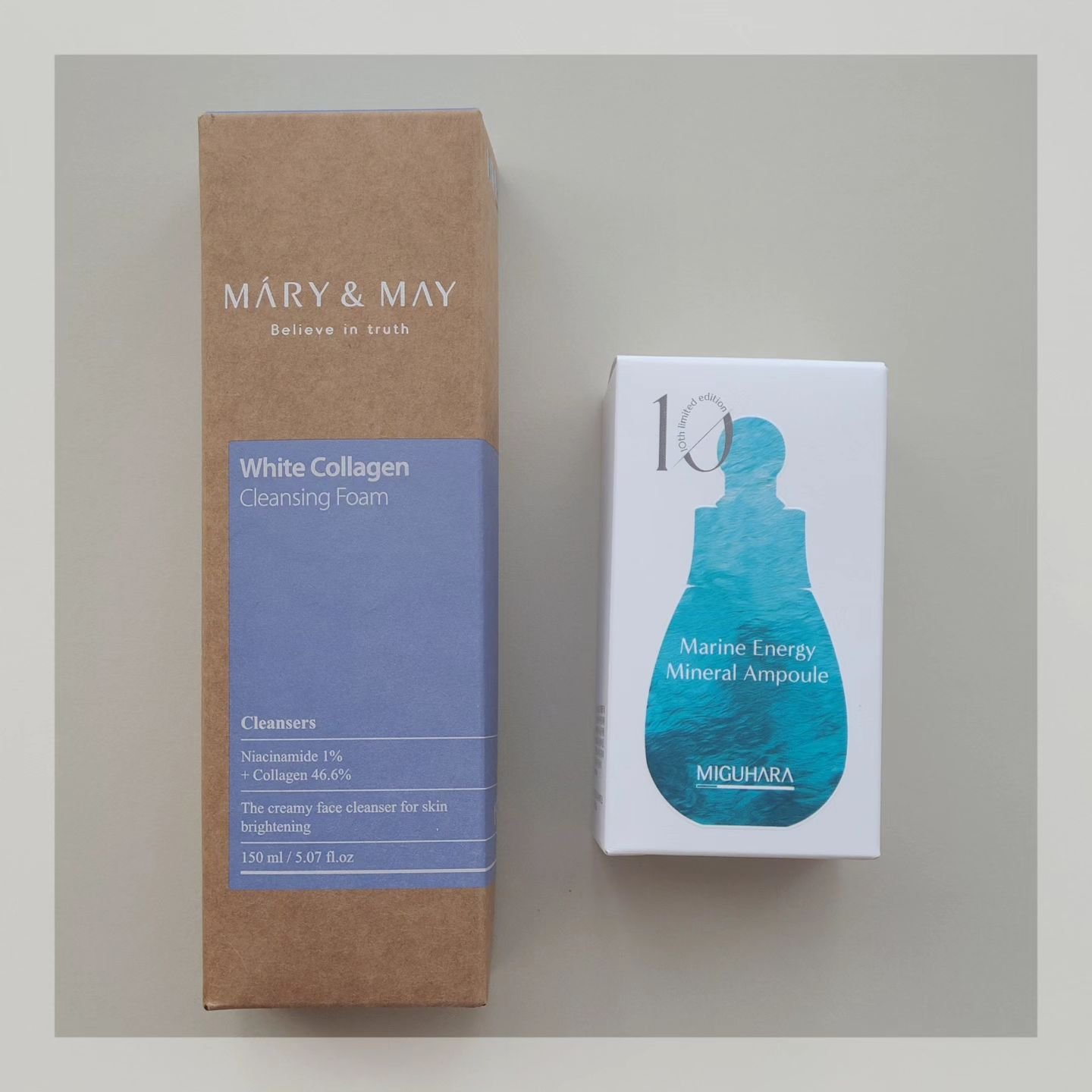 ホワイトコラーゲンクレンジングフォーム/MARY&MAY/洗顔フォームを使ったクチコミ（1枚目）