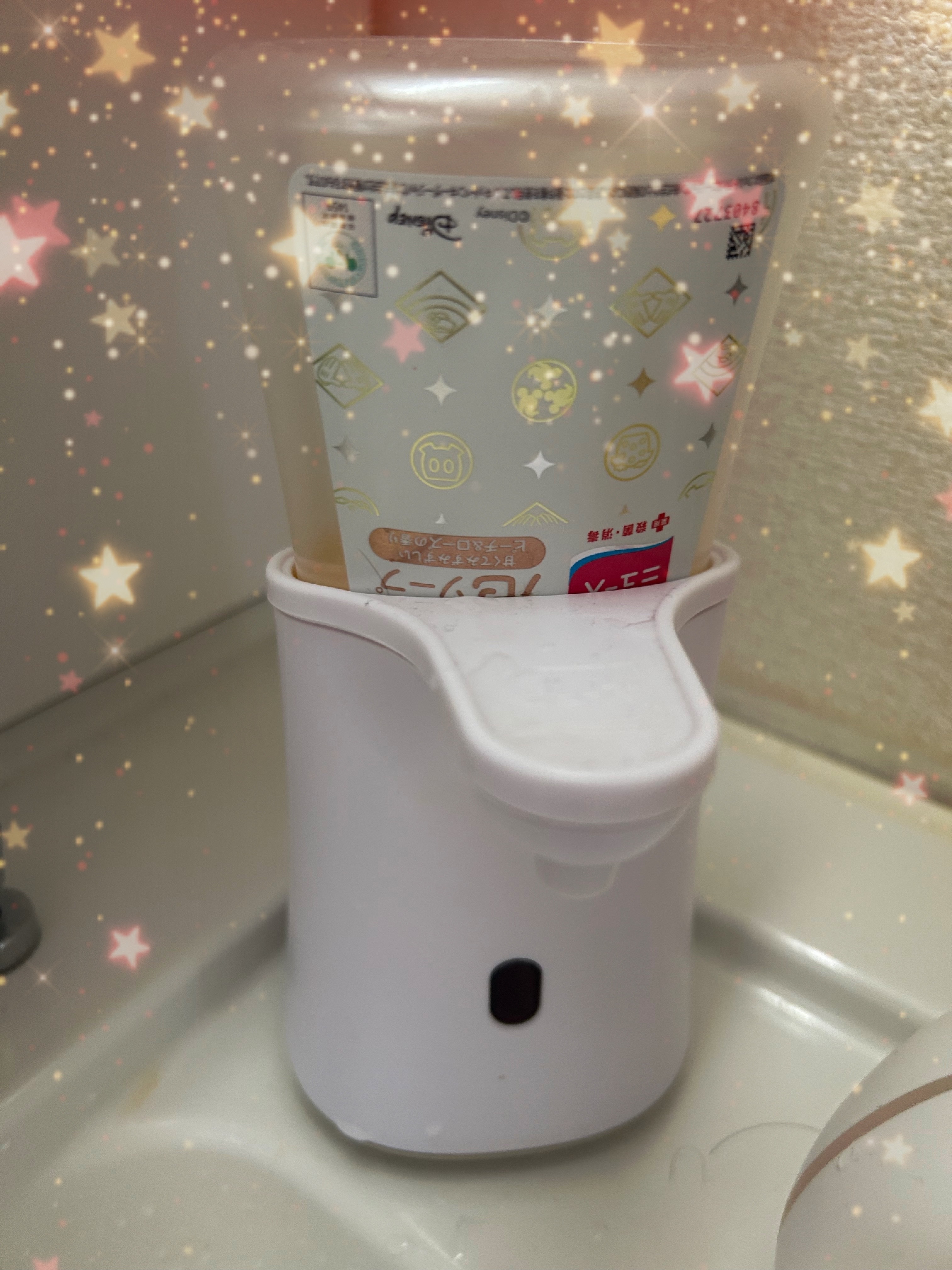 ノータッチ泡ハンドソープ オリジナルミューズせっけんの香り ディスペンサー付/ミューズ/ハンドソープを使ったクチコミ（1枚目）