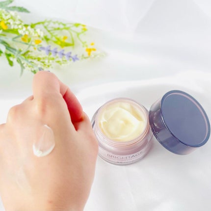 オーバーナイト ヴェールクリーム/BRIGHTAGE/フェイスクリームを使ったクチコミ(7枚目)