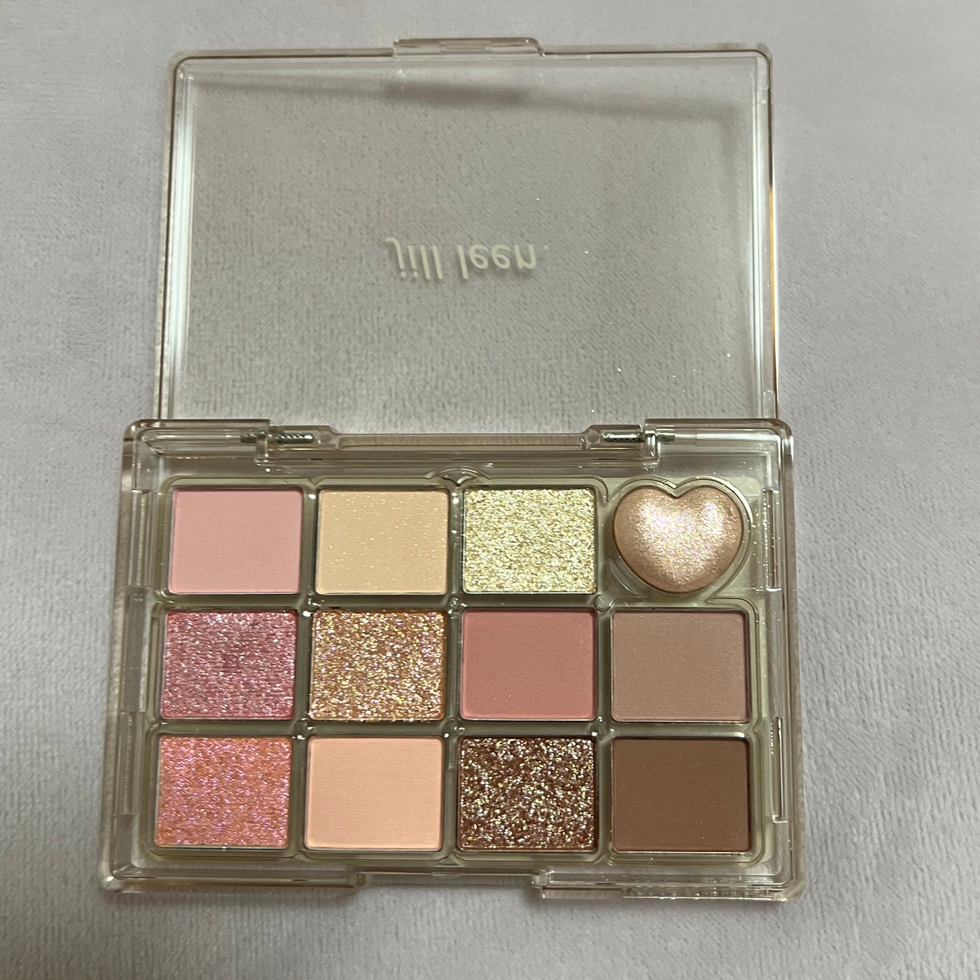 シャイニング12色ミニアイシャドウパレット/jill leen./アイシャドウパレットを使ったクチコミ(1枚目)