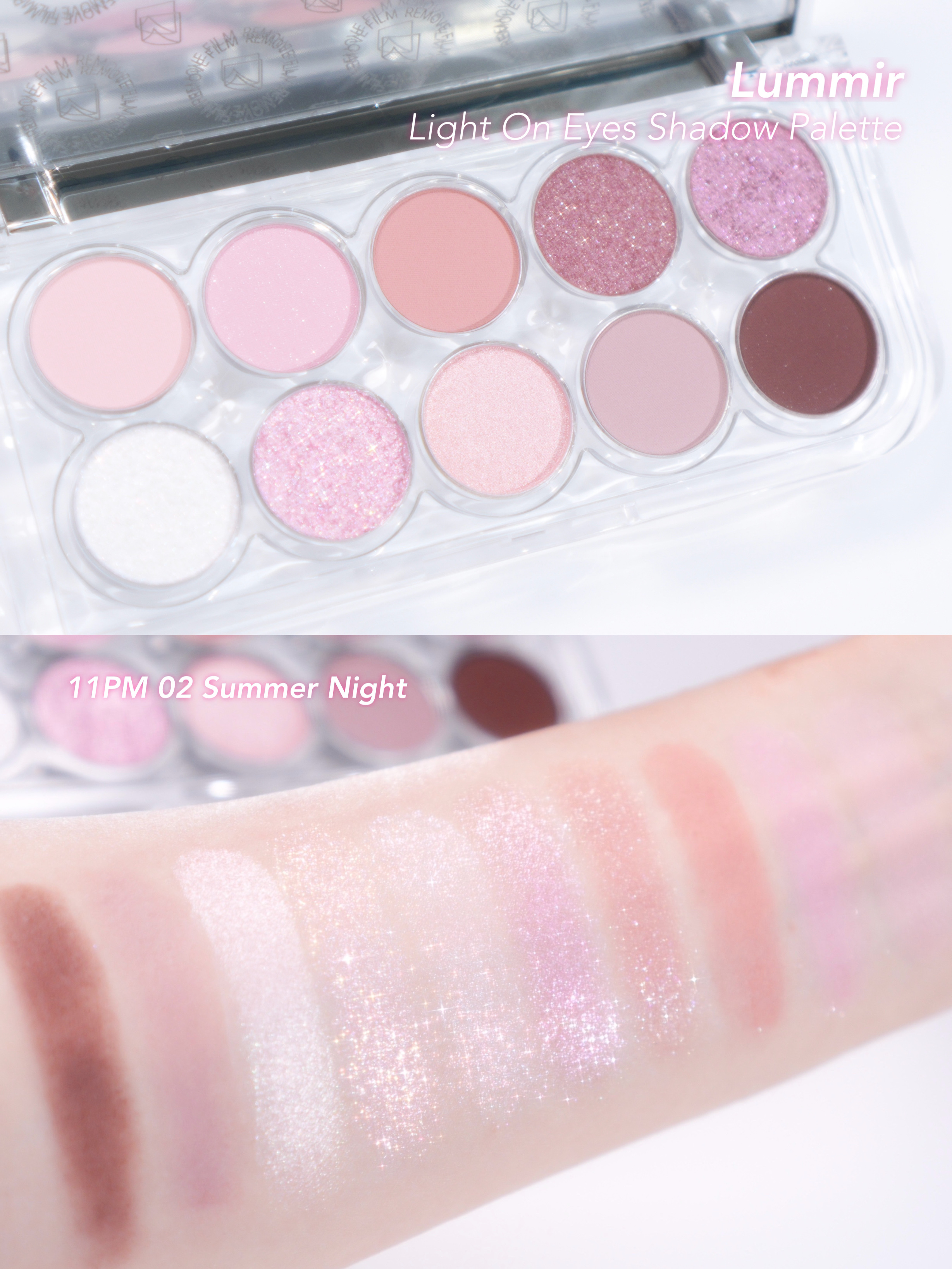 ライト オン アイズ シャドウ パレット/Lummir/アイシャドウパレットを使ったクチコミ（3枚目）