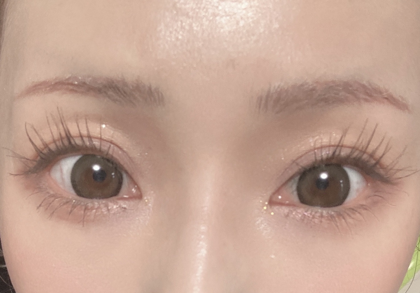 Flurry Monthly リングダークブラウン(もっとキマグレネコ)/Flurry by colors/１ヶ月（１MONTH）カラコンを使ったクチコミ（1枚目）