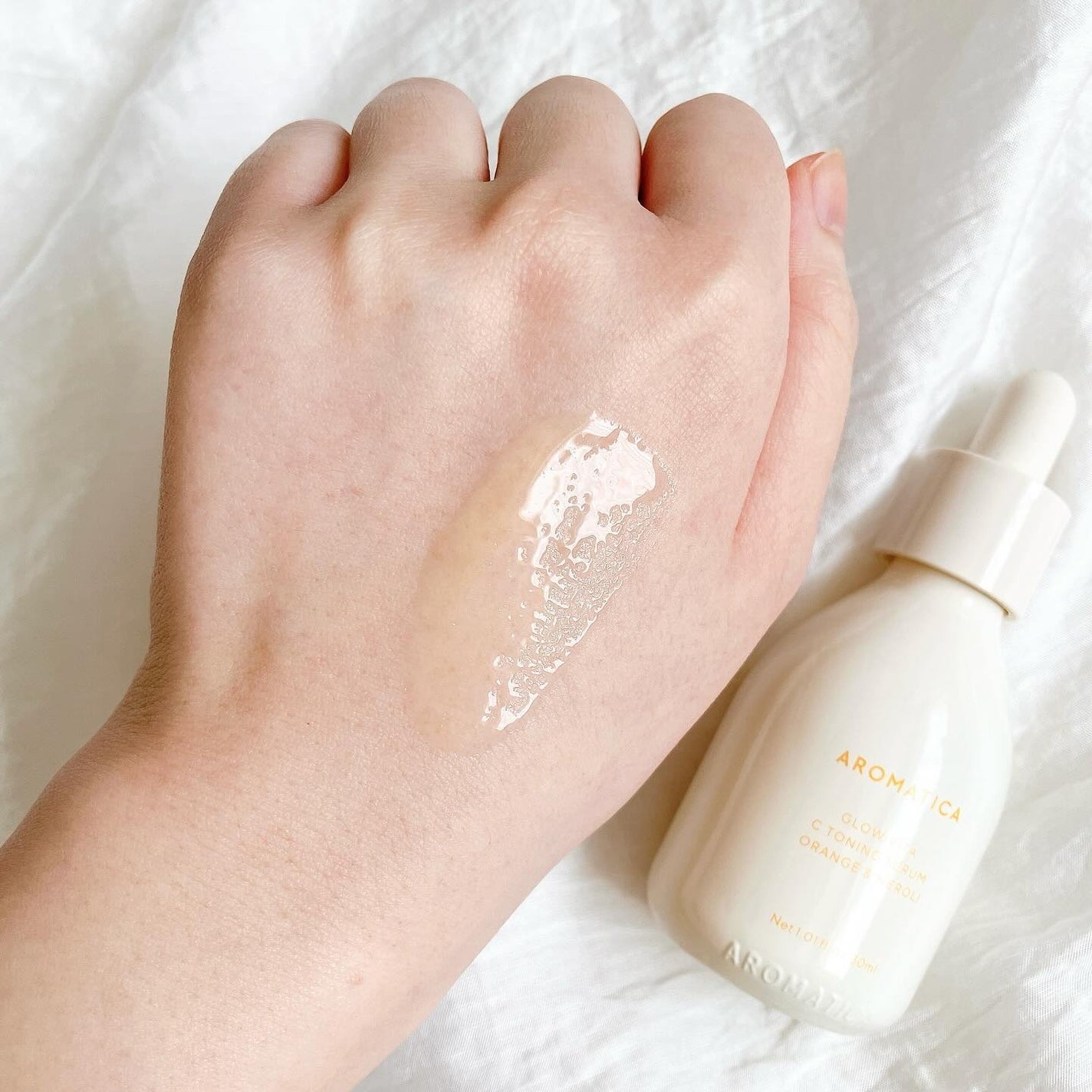 グロービタCトーニングセラム/AROMATICA/美容液を使ったクチコミ(6枚目)