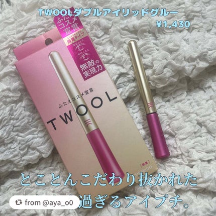 TWOOL ダブルアイリッドグルー/SHOBIDO/二重まぶた用アイテムを使ったクチコミ(1枚目)