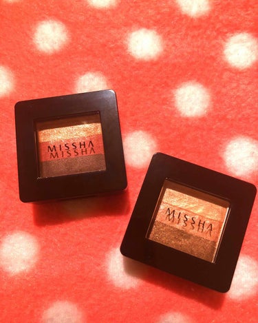 ともだちからの
プレゼント♡

MISSHA💓トリプルシャドウ

指いっぽんできれいな
グラデがつくれる！
ちょー時短😜👏
発色もよい！
ほんとにおすすめです😍 #リピートコスメ  #リピートコスメ 