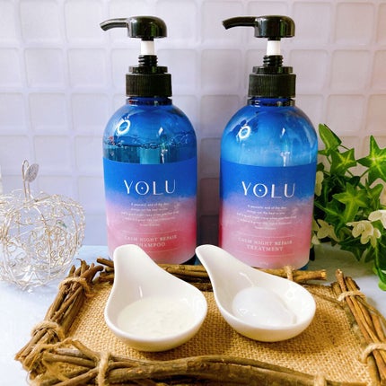 カームナイトリペアシャンプー/トリートメント/YOLU/市販シャンプーを使ったクチコミ(8枚目)