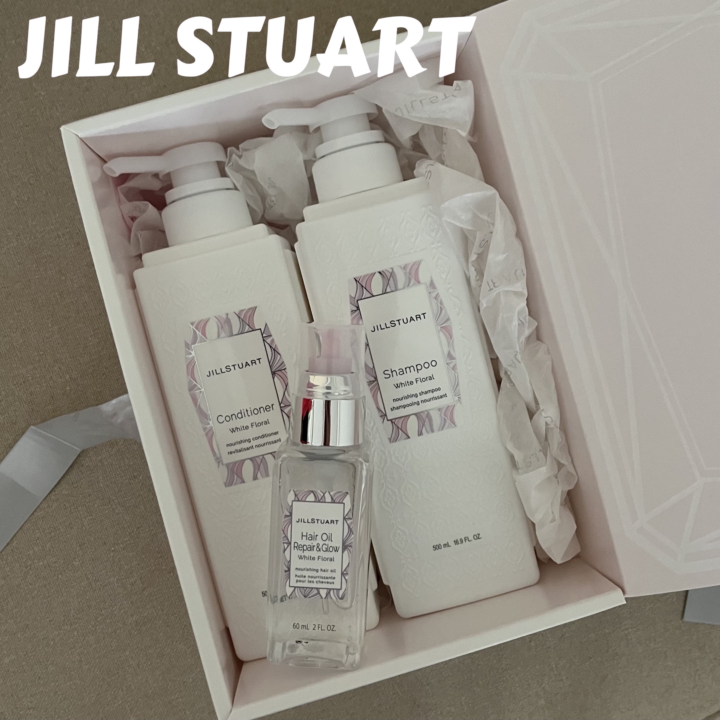 シャンプー／コンディショナー ホワイトフローラル/JILL STUART/市販シャンプーを使ったクチコミ（1枚目）