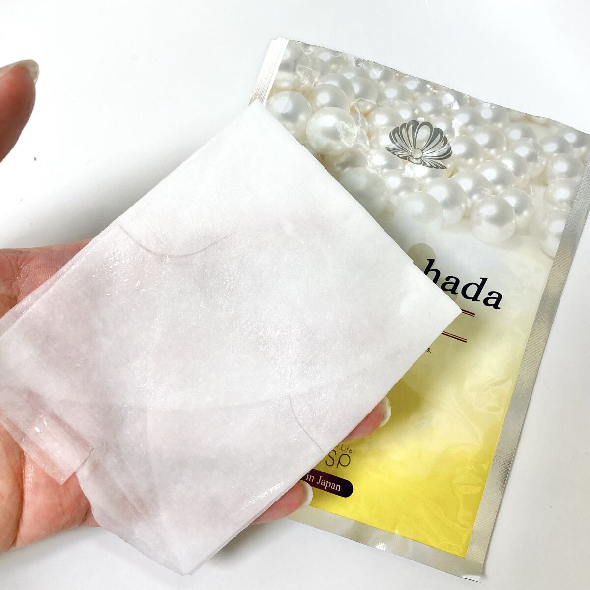 真珠肌madama·hadaパールマスクシート/madama･hada（真珠肌）/シートマスク・パックを使ったクチコミ（2枚目）