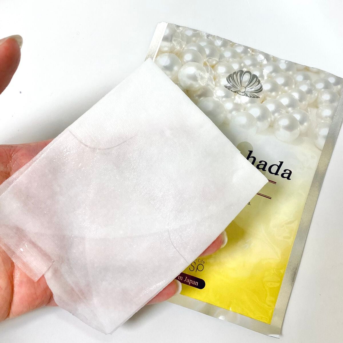 真珠肌madama·hadaパールマスクシート/madama・hada(真珠肌)/シートマスク・パックを使ったクチコミ(2枚目)