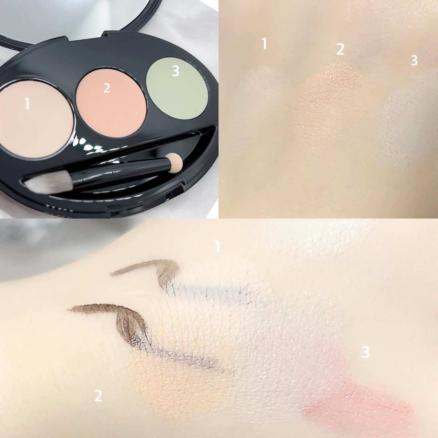 マスクフィット コンシーラーパレット/TIRTIR(ティルティル)/パレットコンシーラーを使ったクチコミ(2枚目)