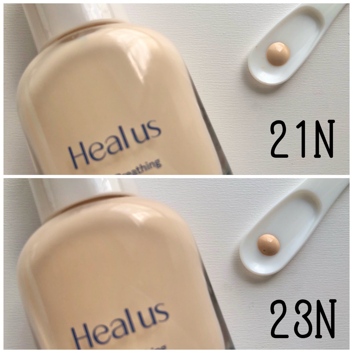 Skin  breathing foundation Glow/Healus/リキッドファンデーションを使ったクチコミ(3枚目)