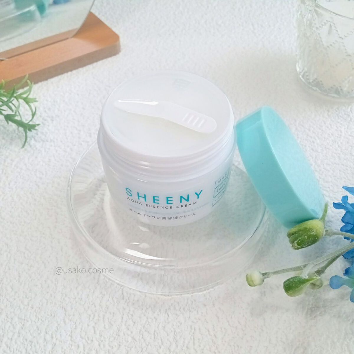 アクアエッセンスクリーム/SHEENY/フェイスクリームを使ったクチコミ（2枚目）