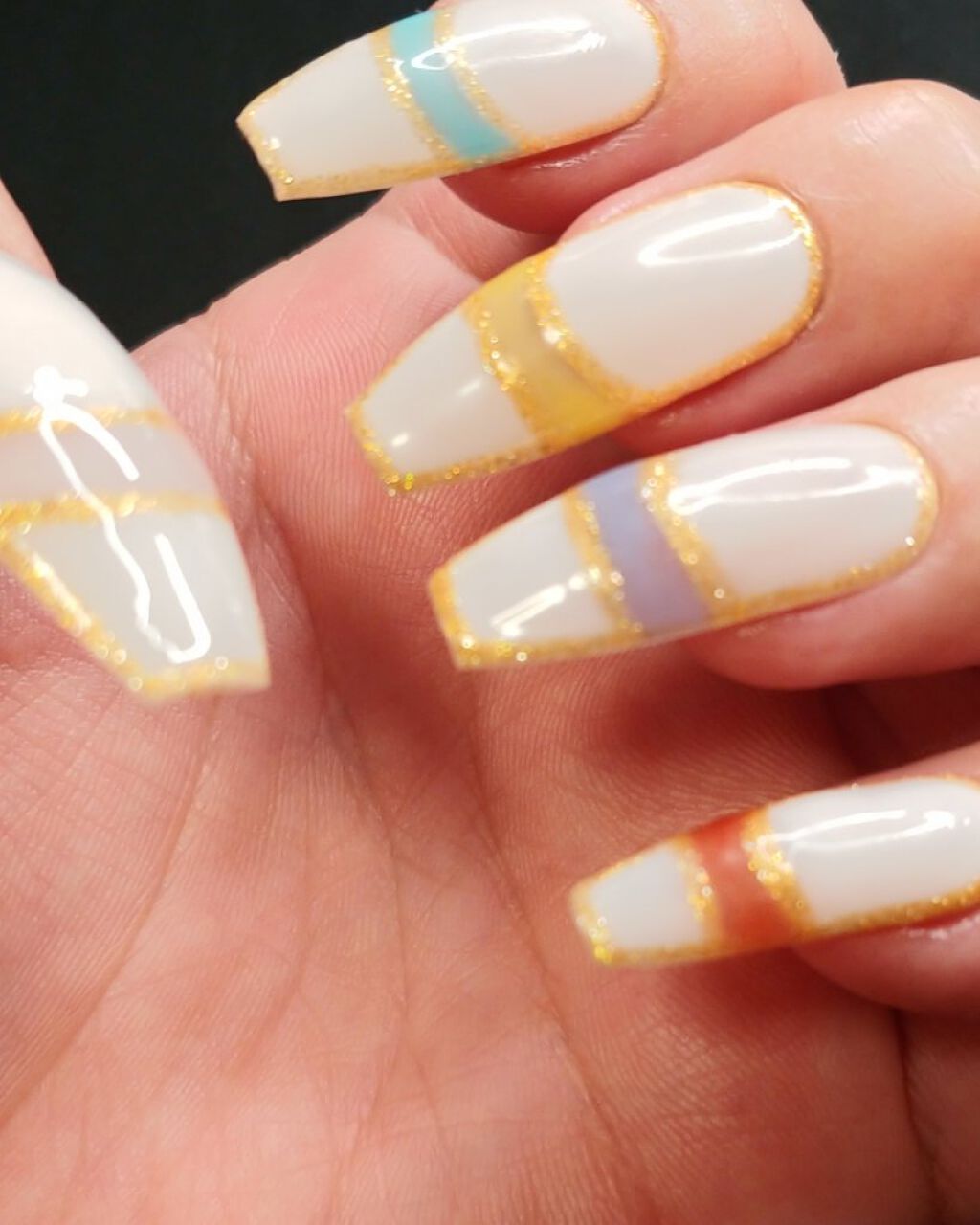 ジェルネイル（ライト対応）/セリア/ジェルネイルを使ったクチコミ（3枚目）