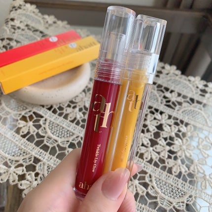 トゥインクルリップグロウ/ahatt/リップグロスを使ったクチコミ(5枚目)